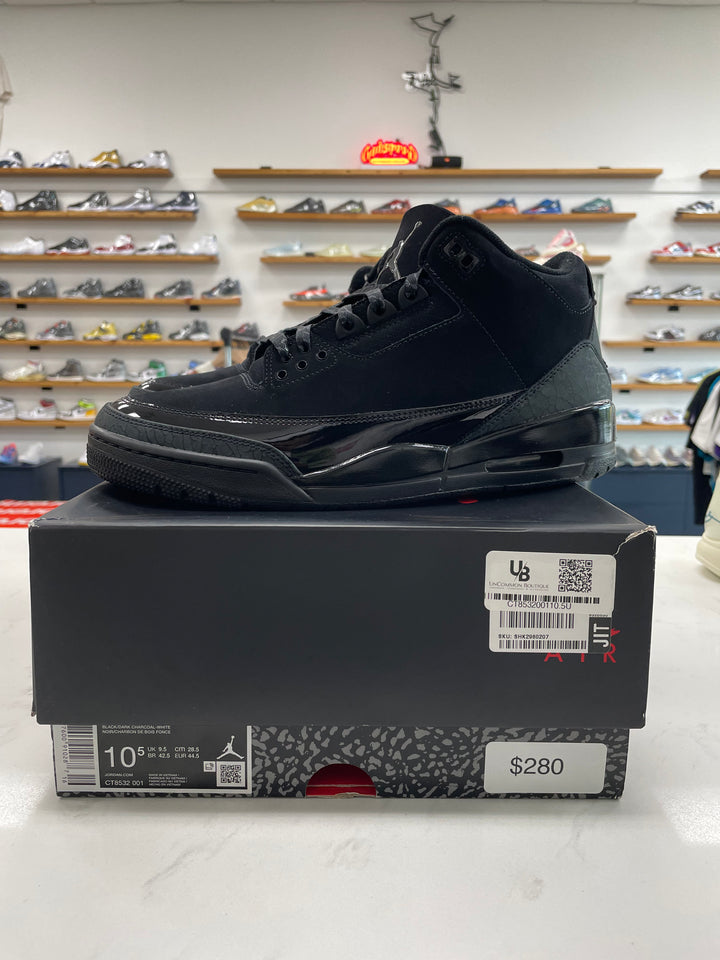 Jordan 3 Retro Black Cat (2025) - Worn