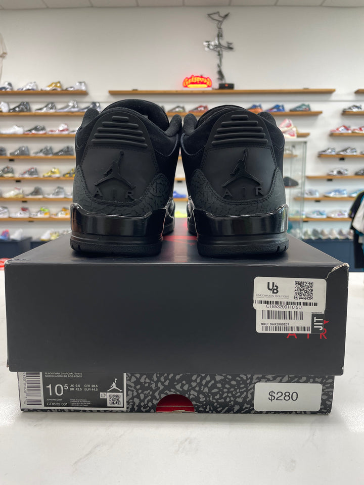 Jordan 3 Retro Black Cat (2025) - Worn