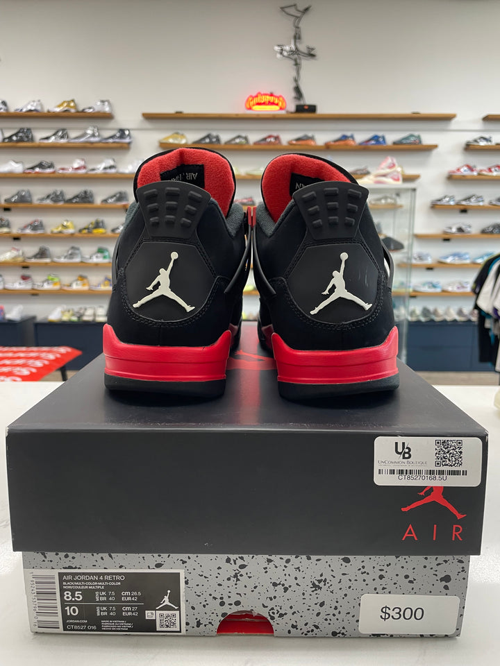 Jordan 4 Retro Red Thunder - Worn