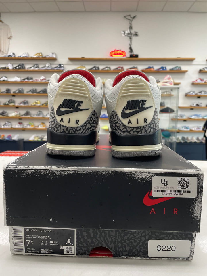 Jordan 3 Retro White Cement Reimagined - Worn