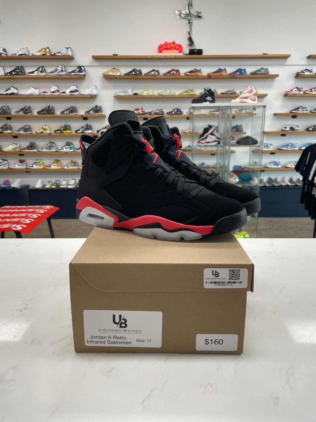 Jordan 6 Retro Infrared Salesman - Worn