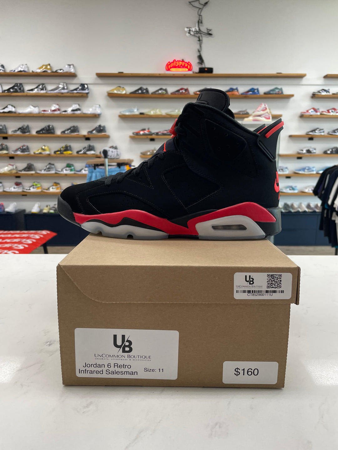 Jordan 6 Retro Infrared Salesman - Worn