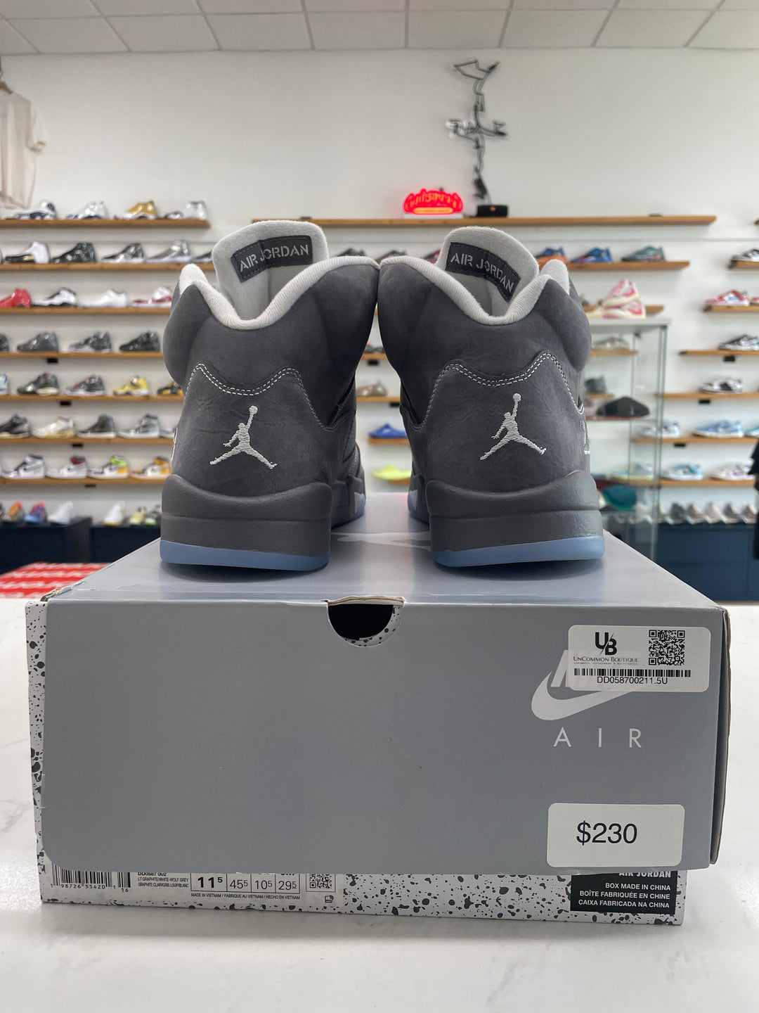 Jordan 5 Retro Wolf Grey (2026) - Worn