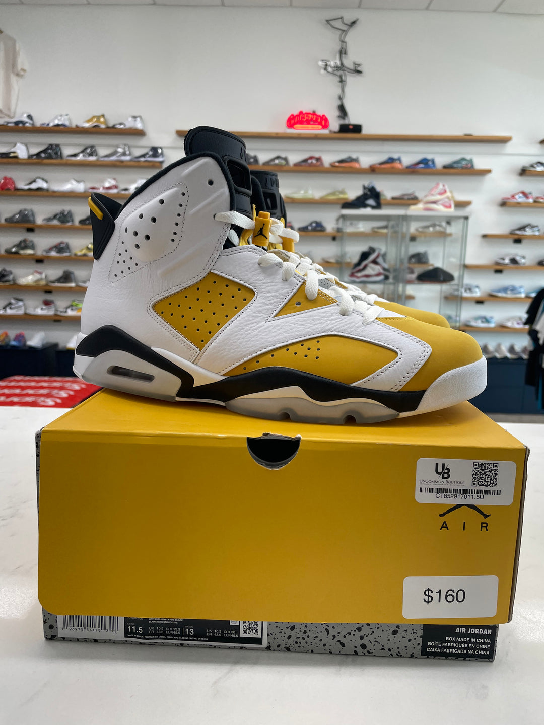 Jordan 6 Retro Yellow Ochre - Worn