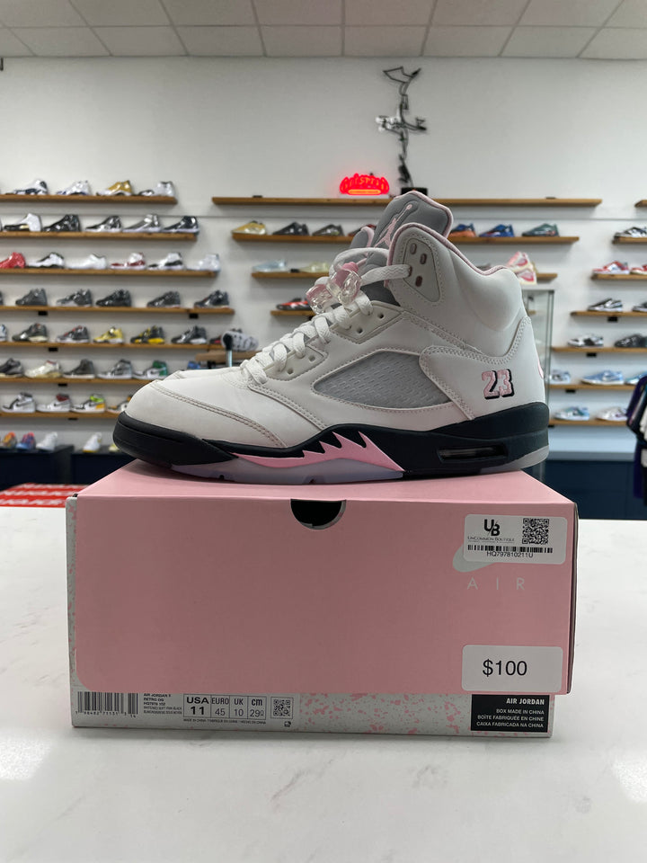 Jordan 5 Retro Medium Soft Pink - Worn