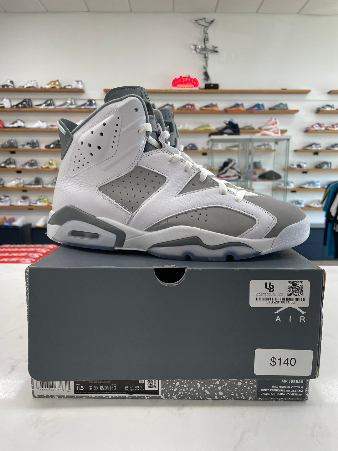 Jordan 6 Retro Cool Grey - Worn