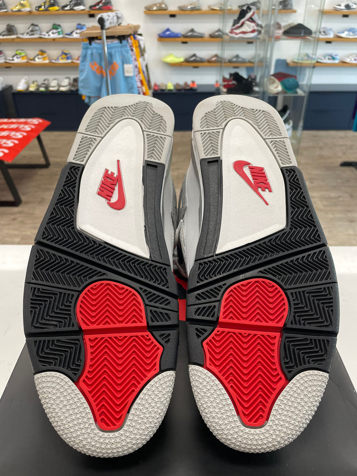 Jordan 4 Retro White Cement (2025) - Worn