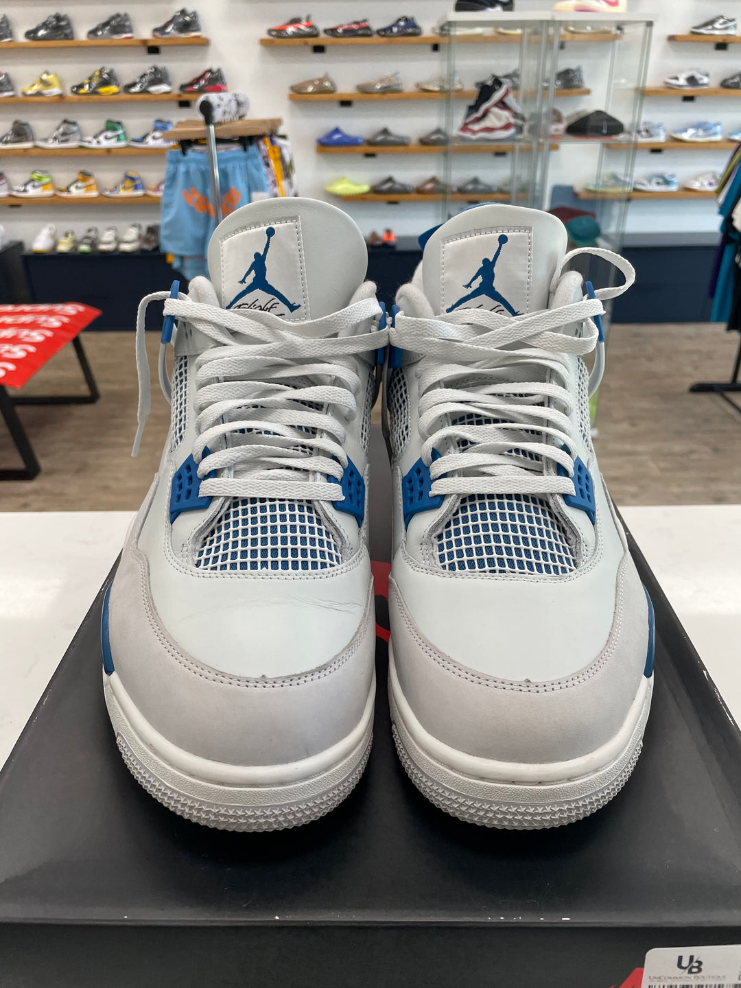 Jordan 4 Retro Military Blue (2024) - Worn