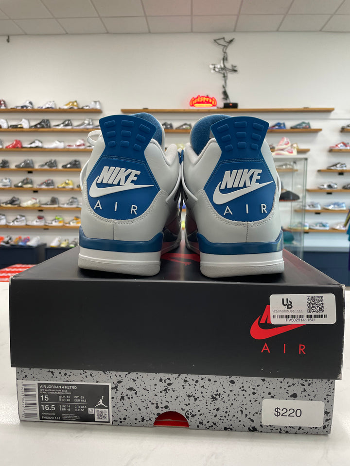 Jordan 4 Retro Military Blue (2024) - Worn
