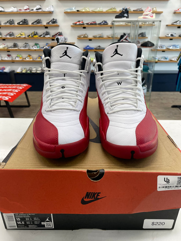 Jordan 12 Retro Cherry (2023) - Worn