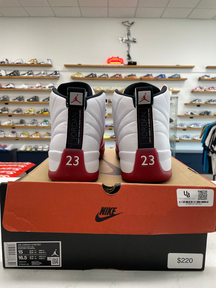 Jordan 12 Retro Cherry (2023) - Worn