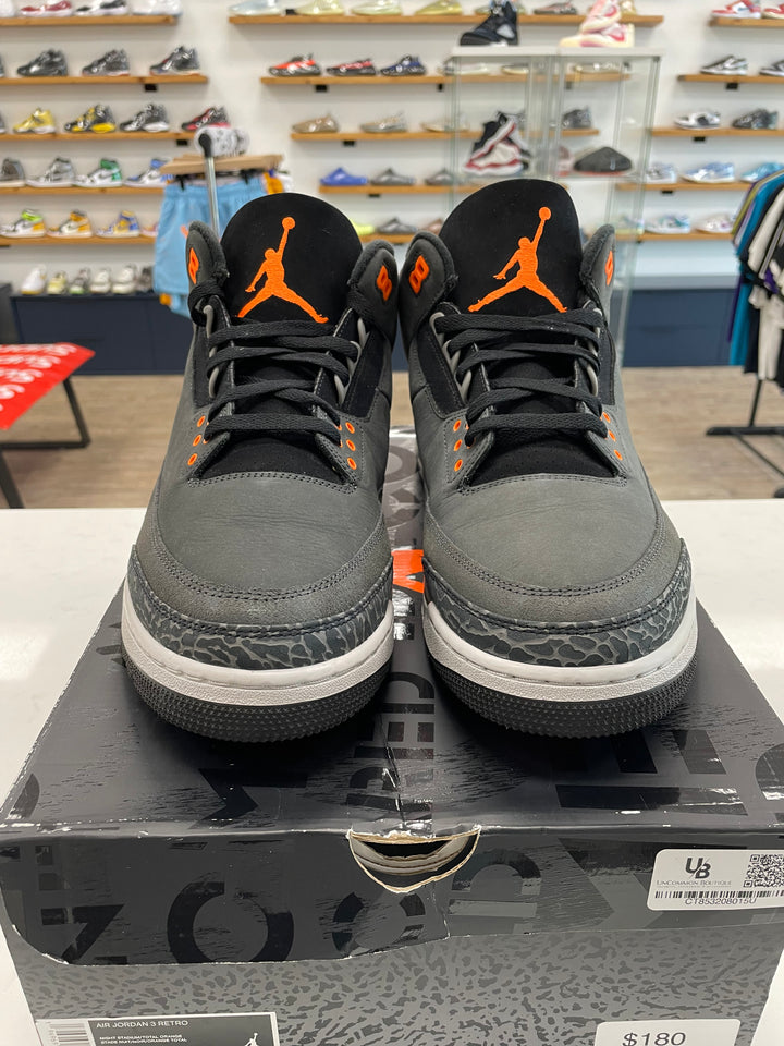 Jordan 3 Retro Fear Pack (2023) - Worn