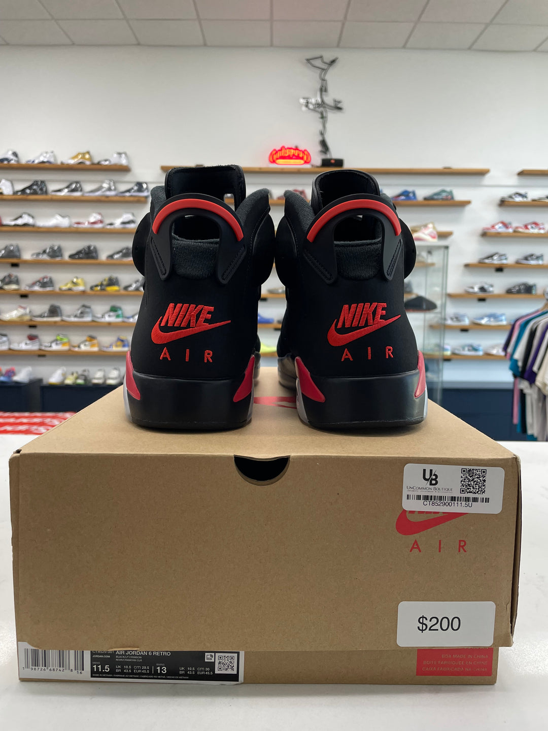 Jordan 6 Retro Infrared Salesman - Worn