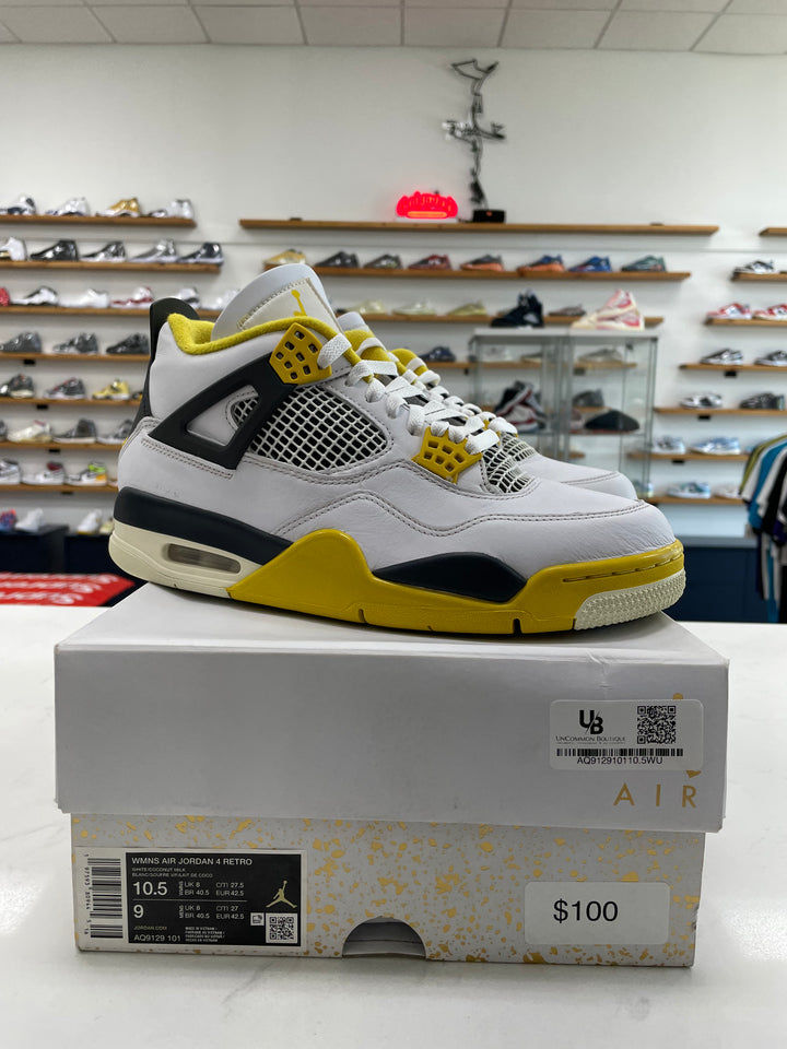 Jordan 4 Retro Vivid Sulfur (Women's) - Worn