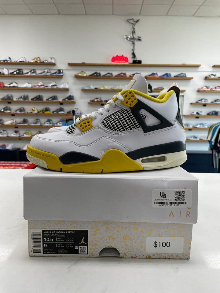 Jordan 4 Retro Vivid Sulfur (Women's) - Worn