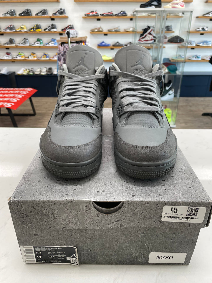 Jordan 4 Retro SE Paris Olympics Wet Cement - Worn