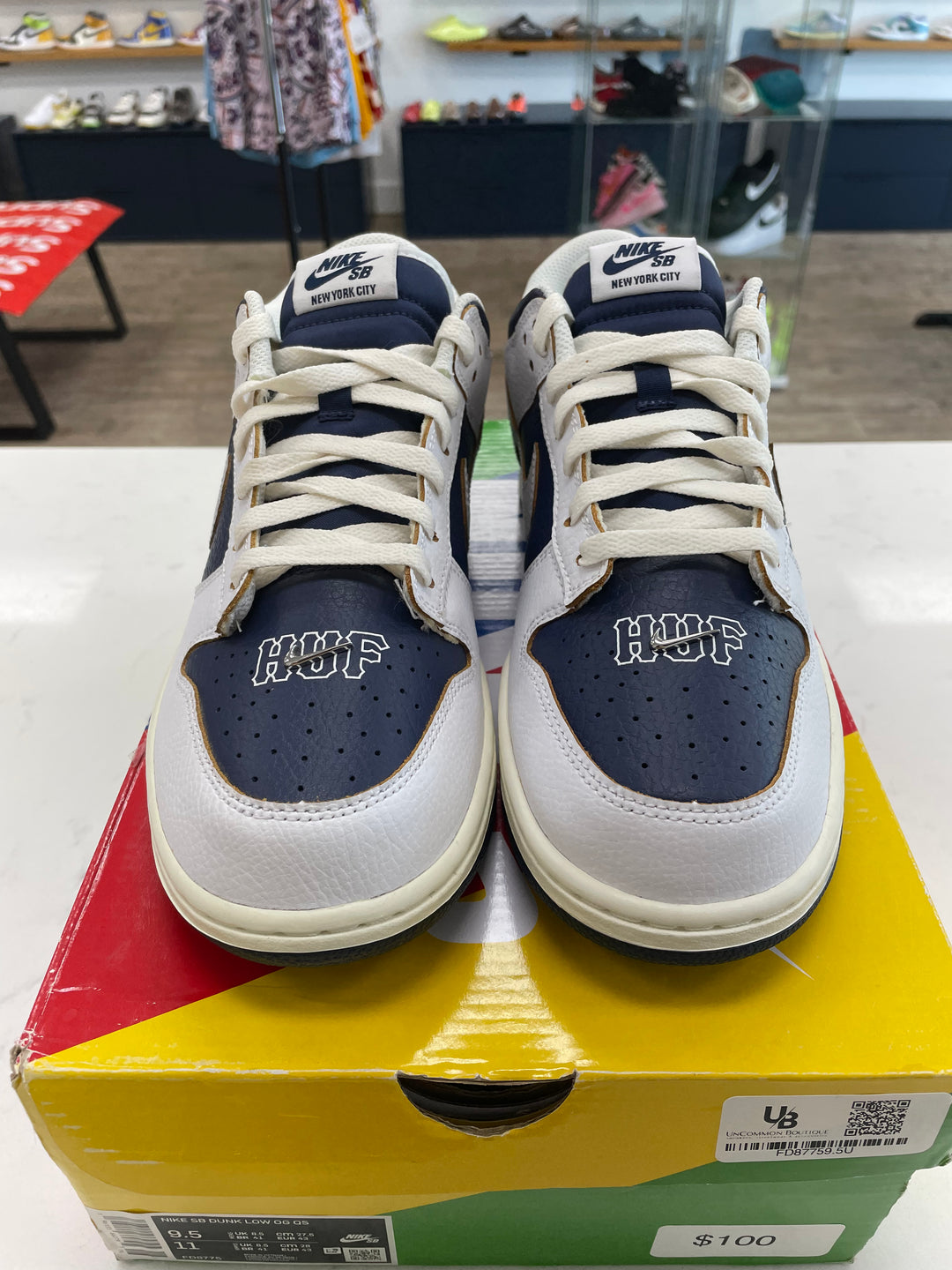 Nike SB Dunk Low HUF New York City - Worn