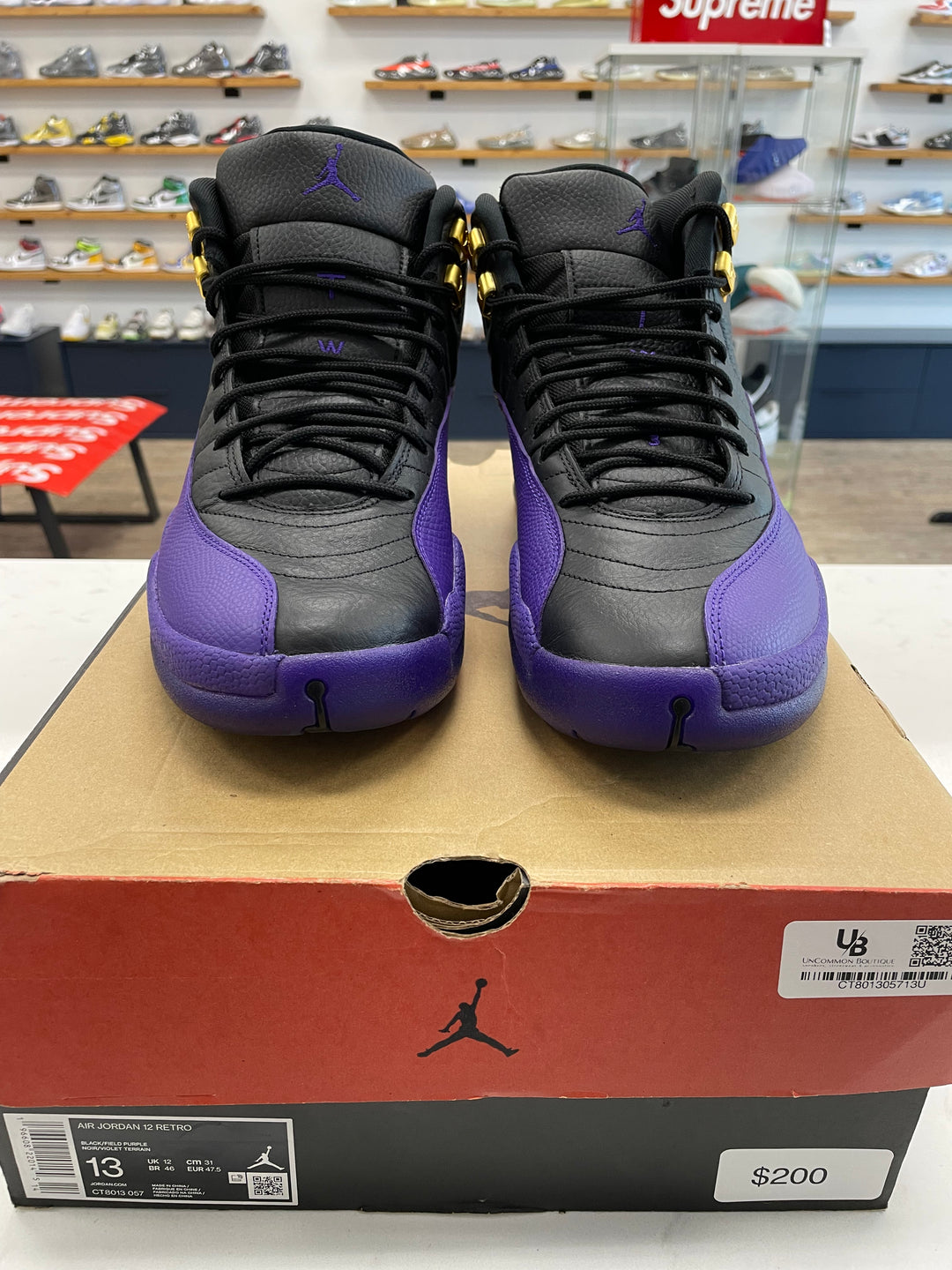 Jordan 12 Retro Field Purple - Worn