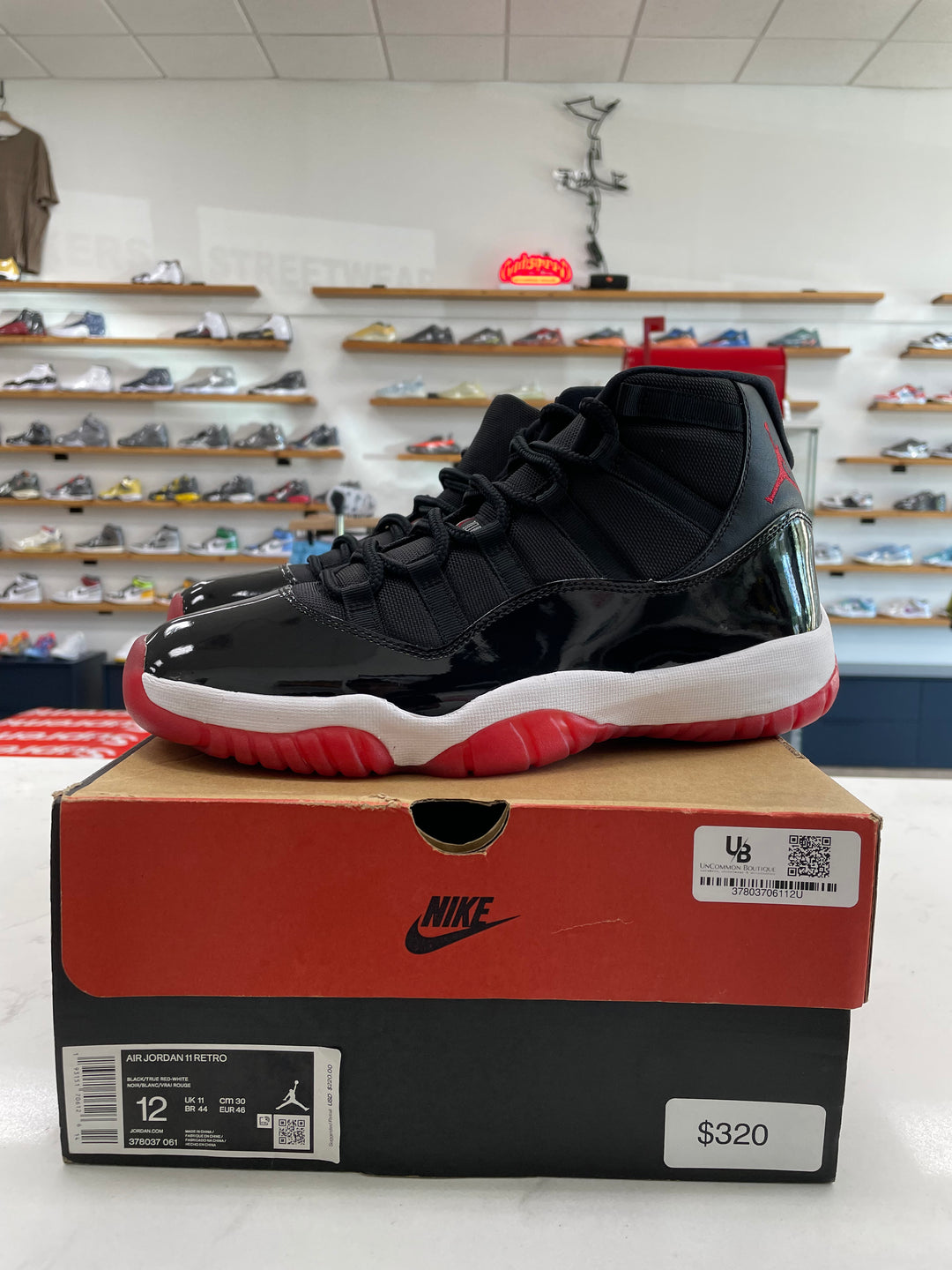 Jordan 11 Retro Playoffs Bred (2019) - Worn