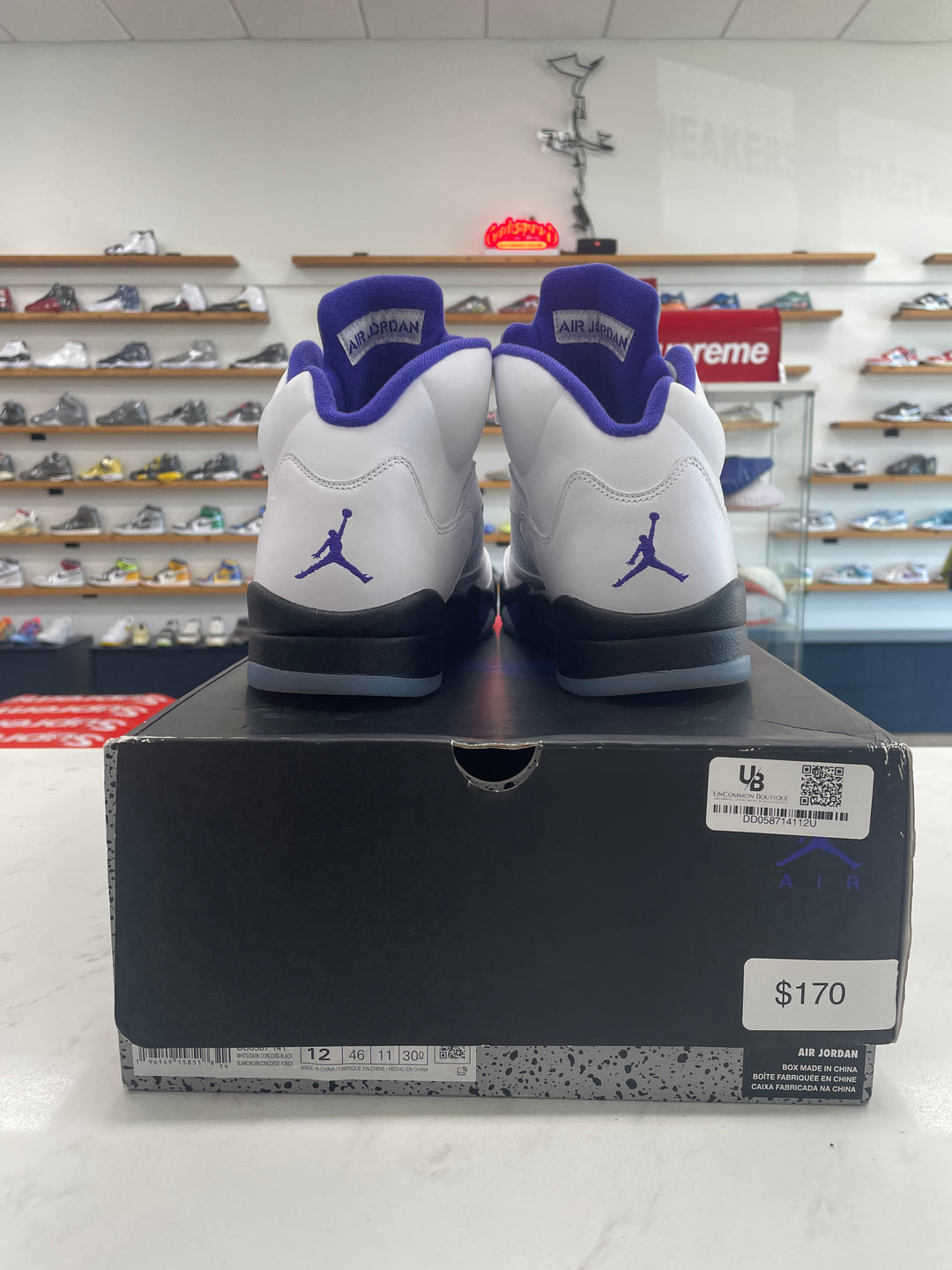 Jordan 5 Retro Dark Concord - Worn