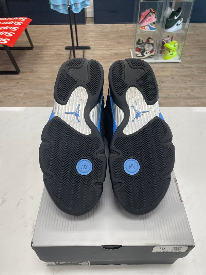 Jordan 14 Retro Black University Blue (2026) - Worn