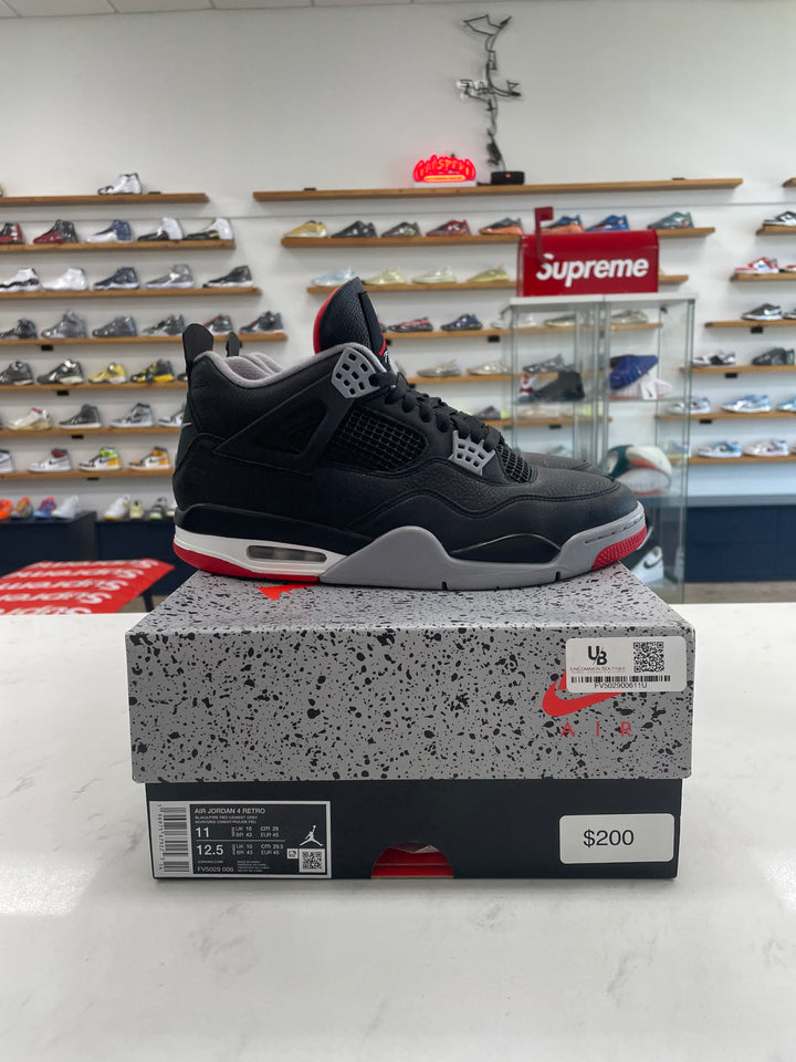 Jordan 4 Retro Bred Reimagined - Worn