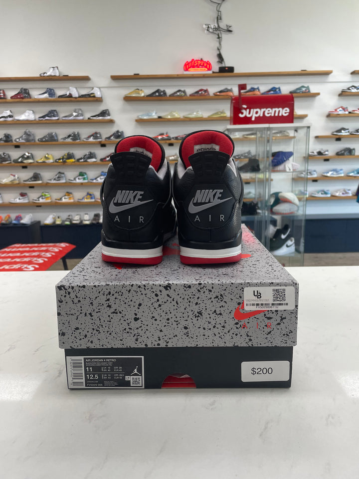 Jordan 4 Retro Bred Reimagined - Worn