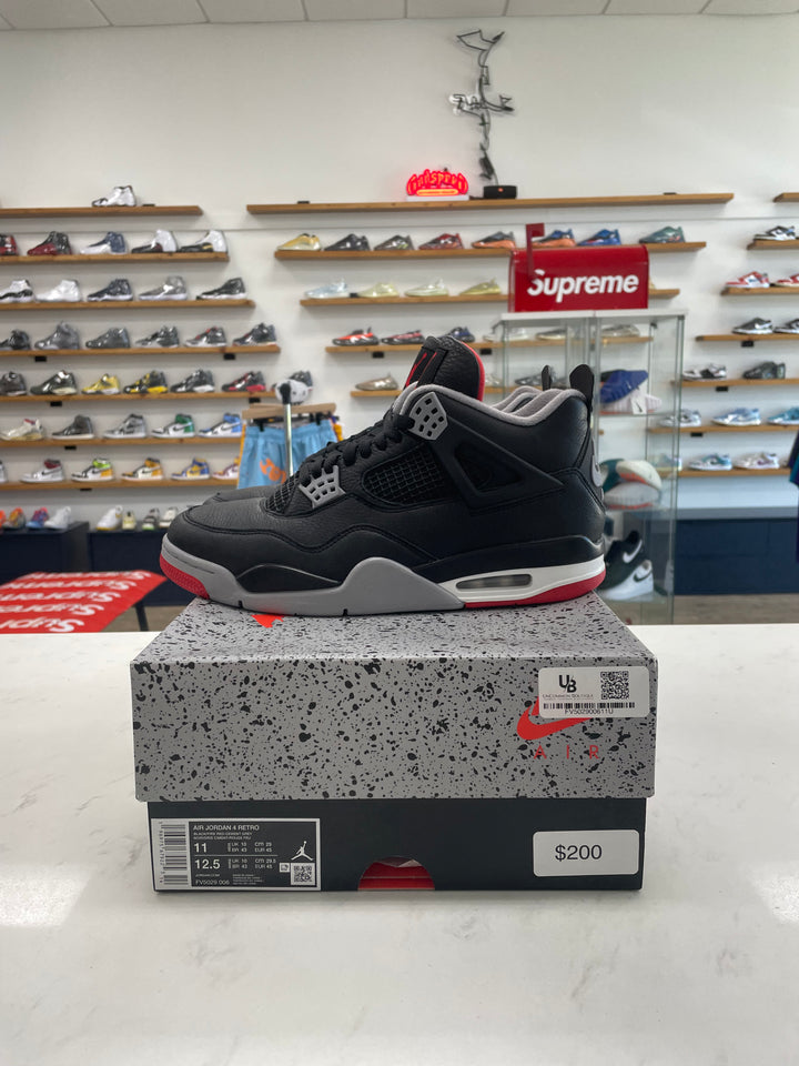 Jordan 4 Retro Bred Reimagined - Worn