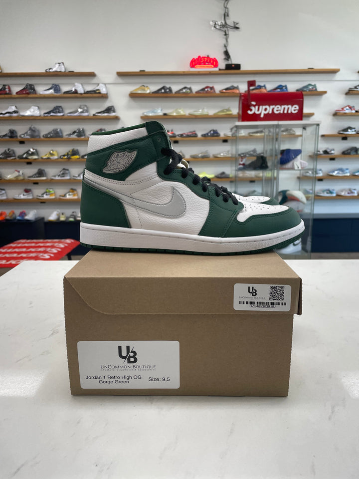 Jordan 1 Retro High OG Gorge Green - Worn