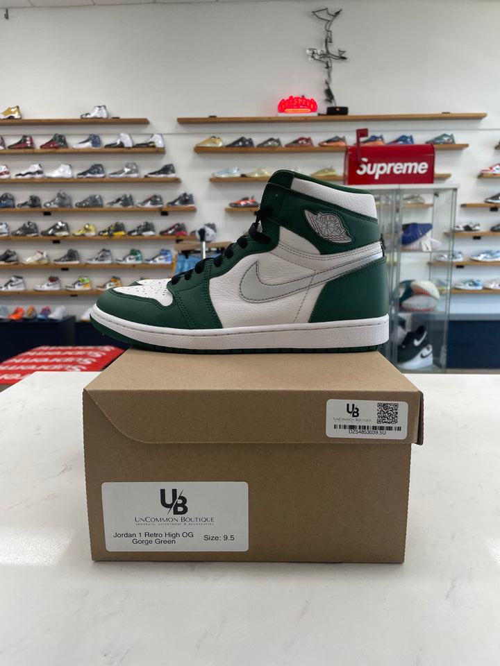 Jordan 1 Retro High OG Gorge Green - Worn