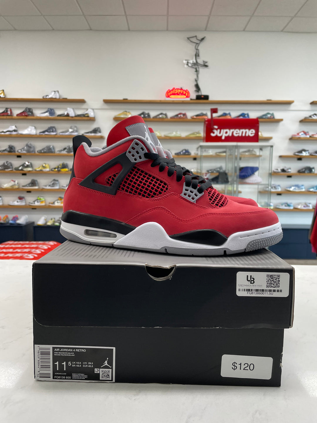 Jordan 4 Retro Toro Bravo (2026) - Worn