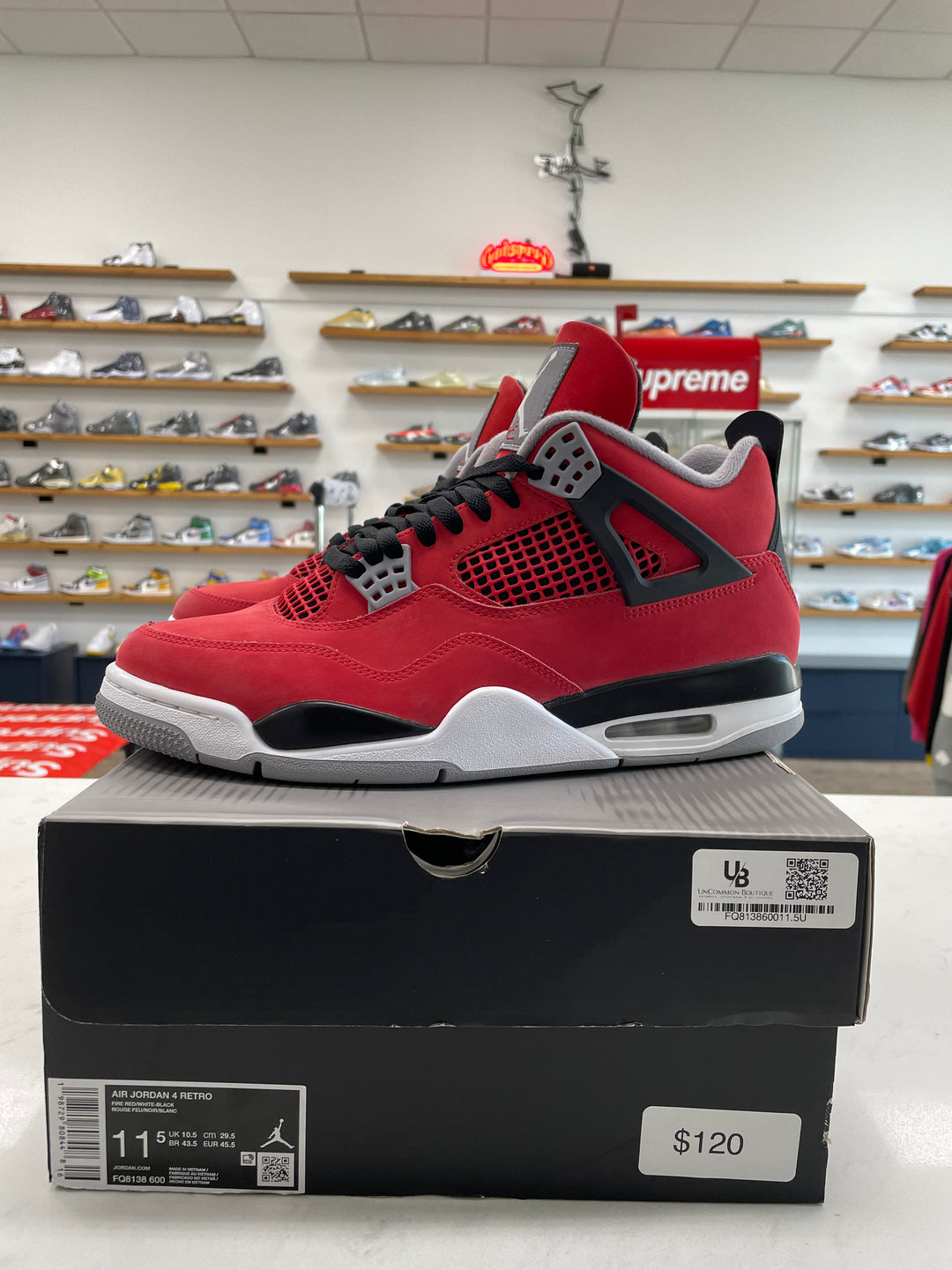 Jordan 4 Retro Toro Bravo (2026) - Worn