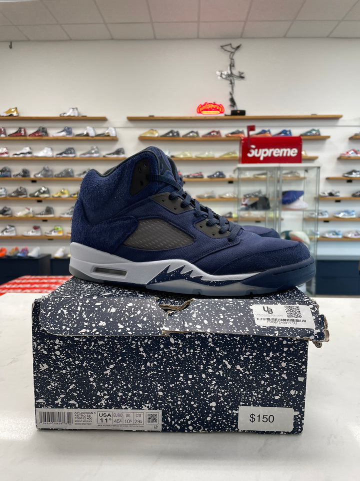 Jordan 5 Retro Midnight Navy - Worn