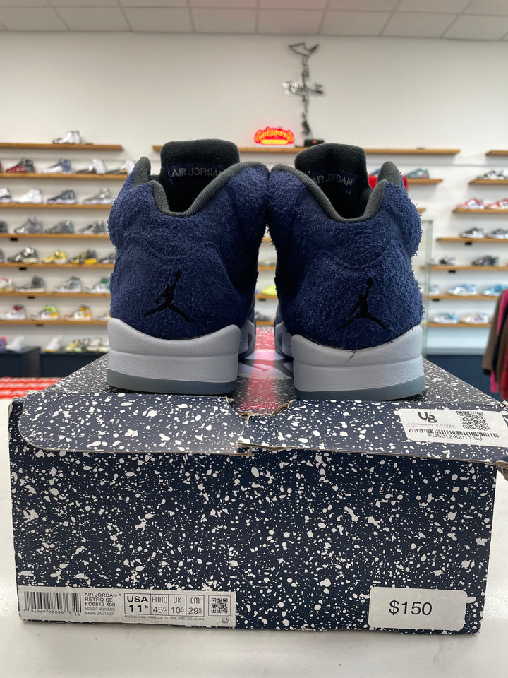 Jordan 5 Retro Midnight Navy - Worn