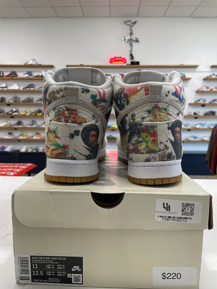 Nike SB Dunk High Supreme Rammellzee - Worn