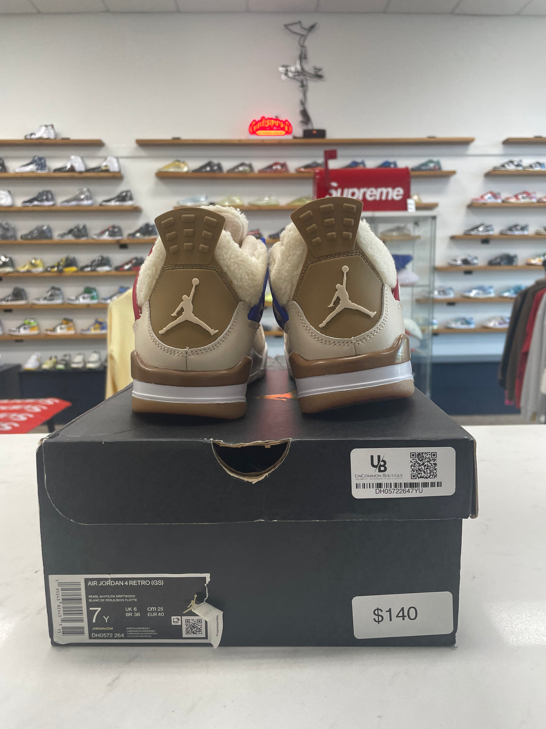 Jordan 4 Retro Where the Wild Things Are (GS) - Worn