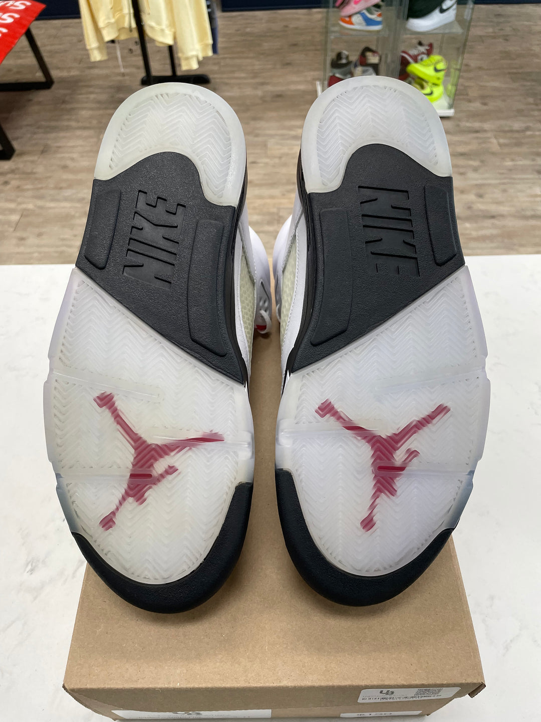 Jordan 5 Retro Fire Red Silver Tongue (2020) - Worn