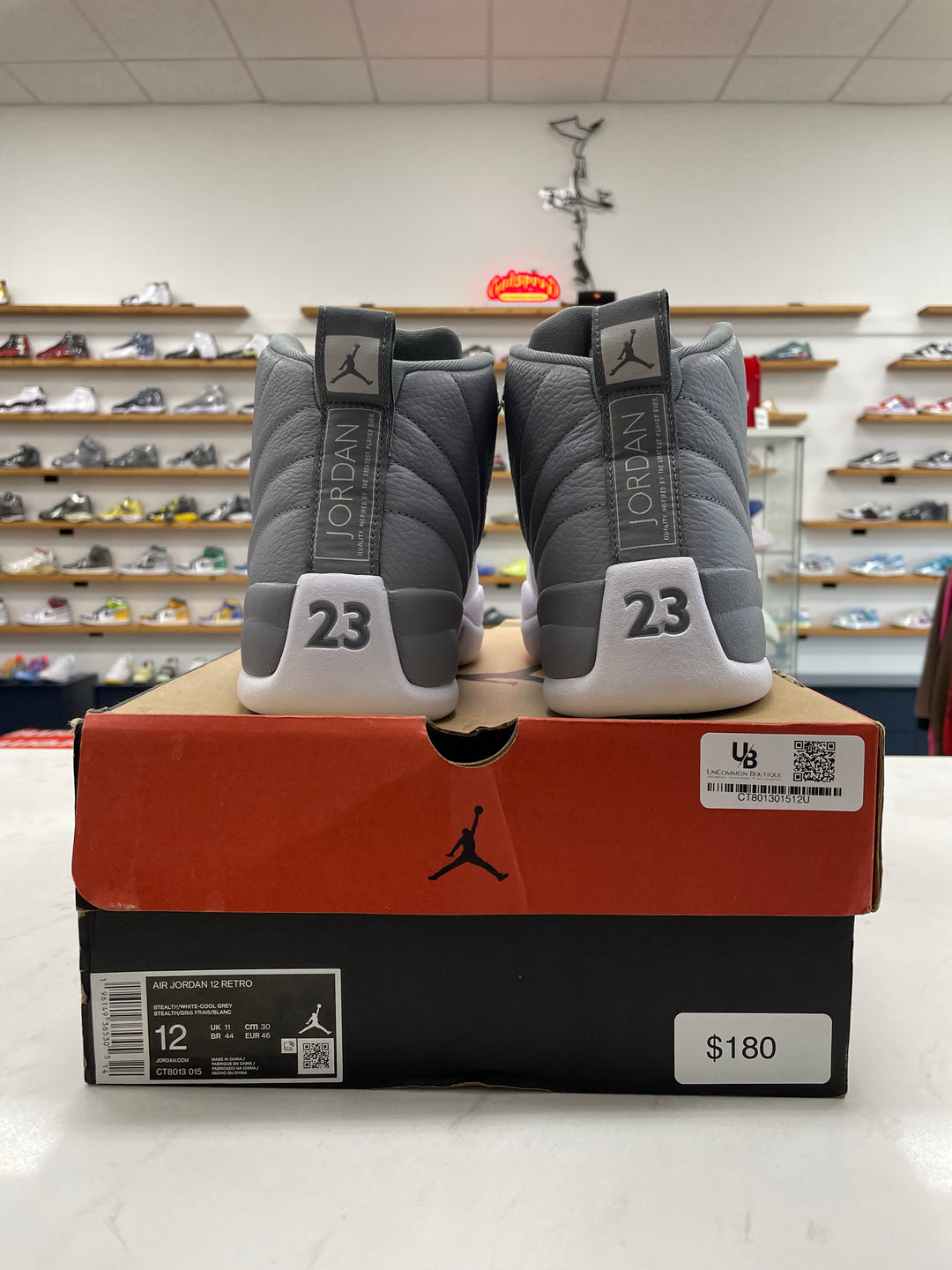 Jordan 12 Retro Stealth - Worn