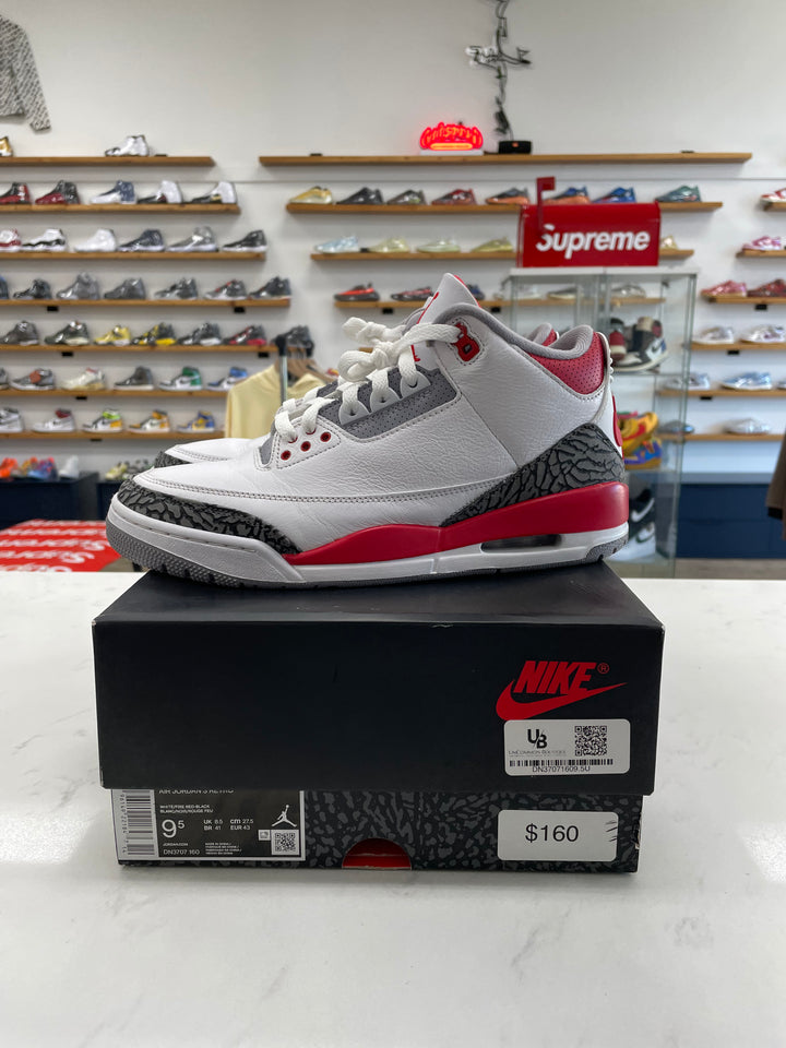 Jordan 3 Retro Fire Red (2022) - Worn