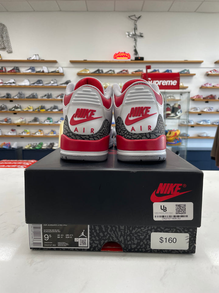 Jordan 3 Retro Fire Red (2022) - Worn