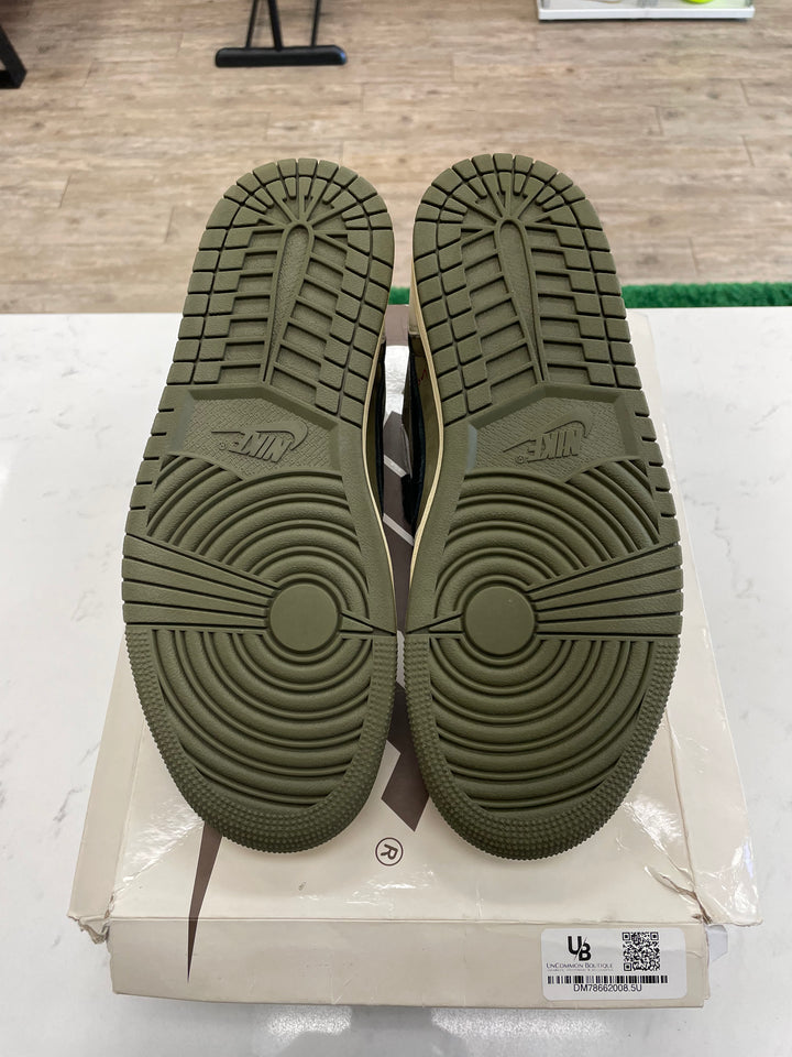 Jordan 1 Retro Low OG SP Travis Scott Medium Olive - Worn