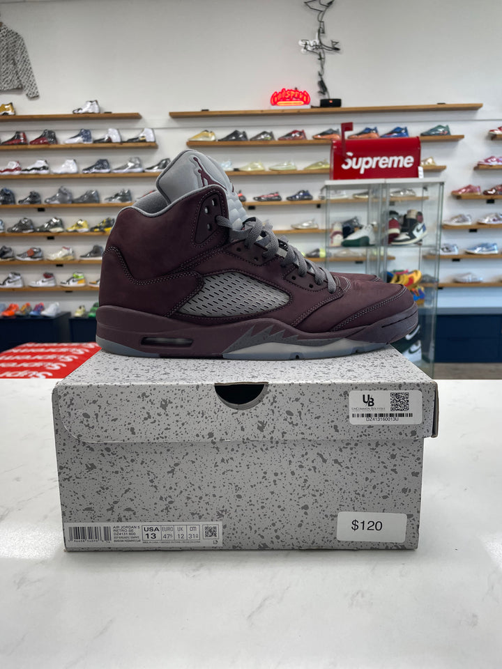 Jordan 5 Retro Burgundy (2023) - Worn