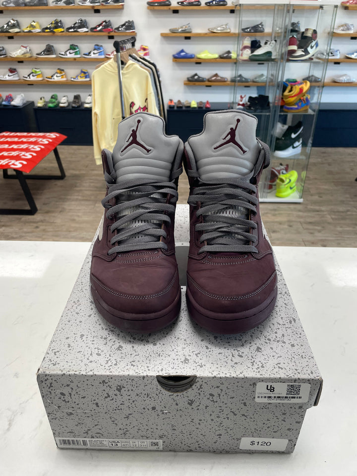 Jordan 5 Retro Burgundy (2023) - Worn