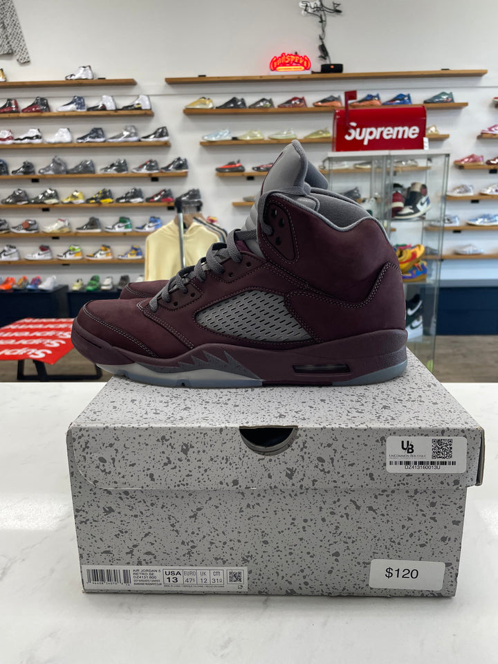 Jordan 5 Retro Burgundy (2023) - Worn