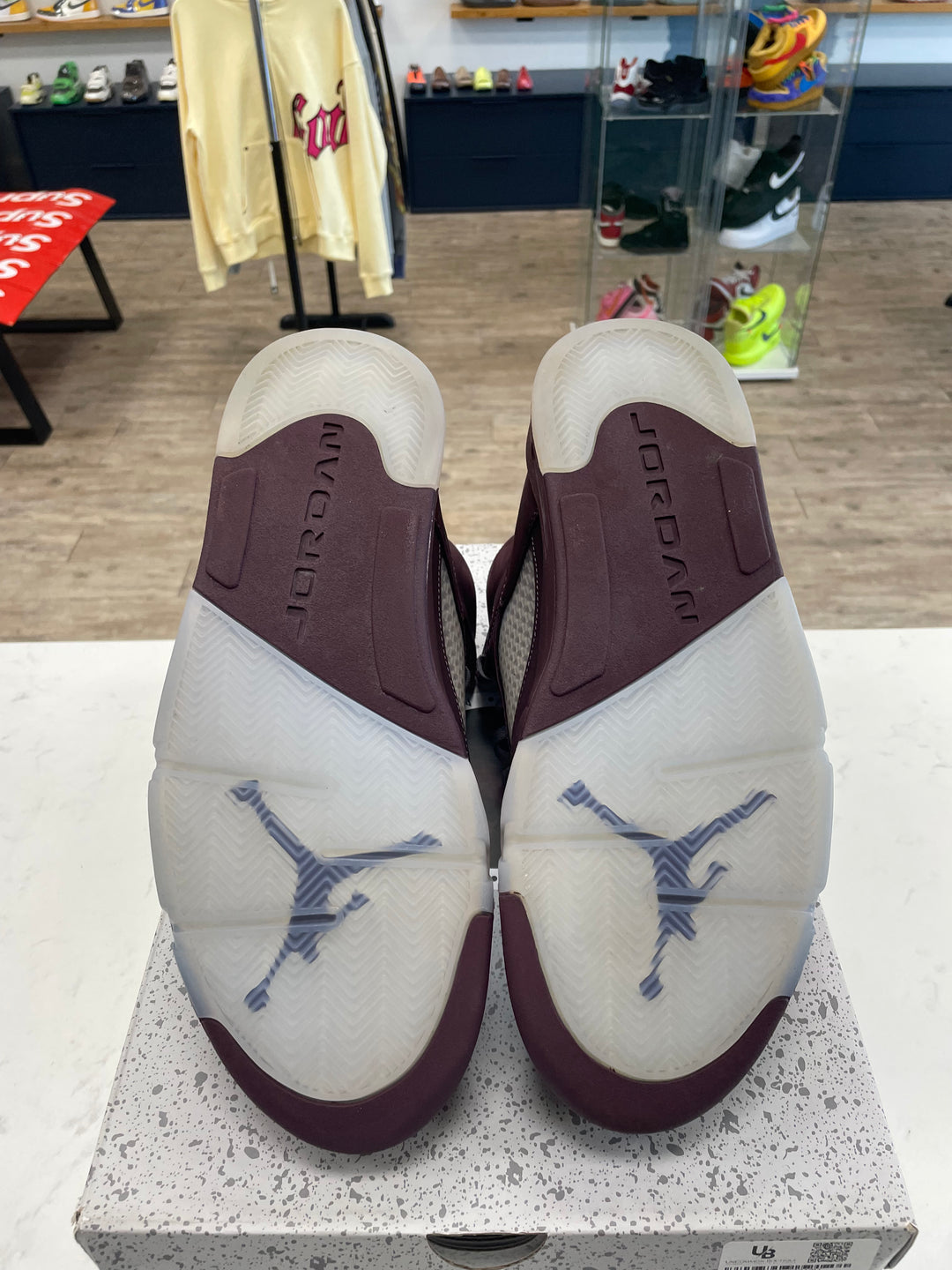 Jordan 5 Retro Burgundy (2023) - Worn
