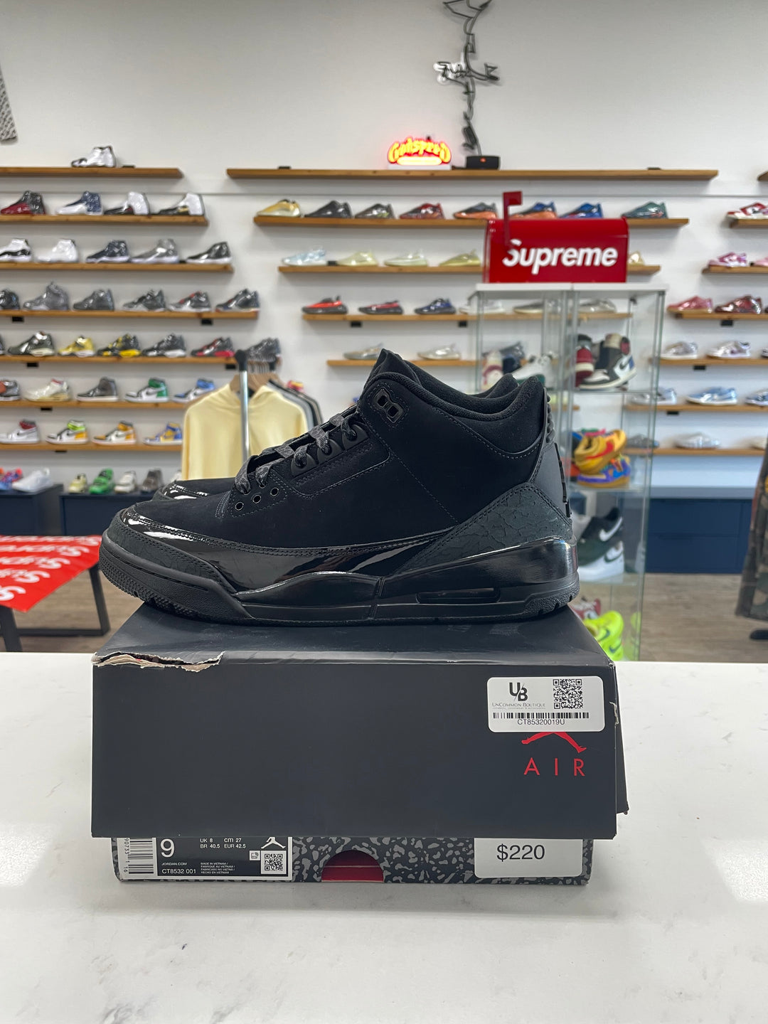 Jordan 3 Retro Black Cat (2025) - Worn