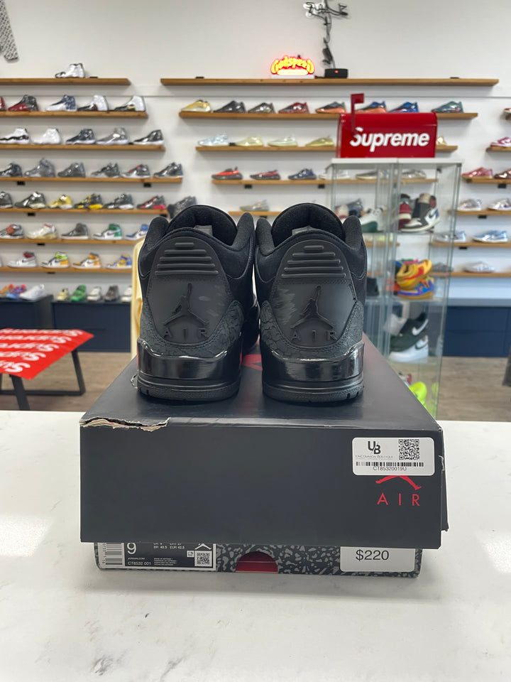 Jordan 3 Retro Black Cat (2025) - Worn