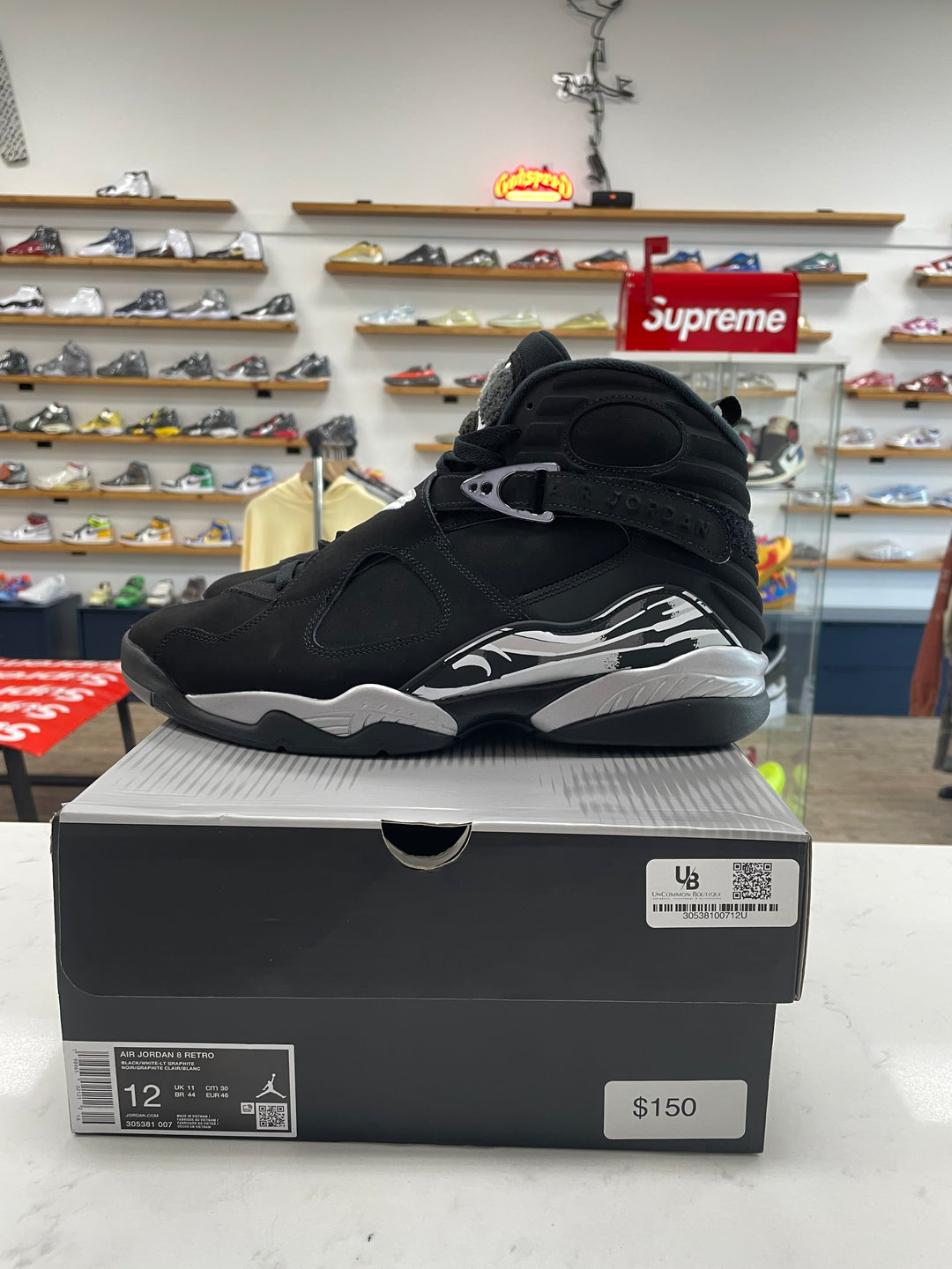 Jordan 8 Retro Chrome (2026) - Worn