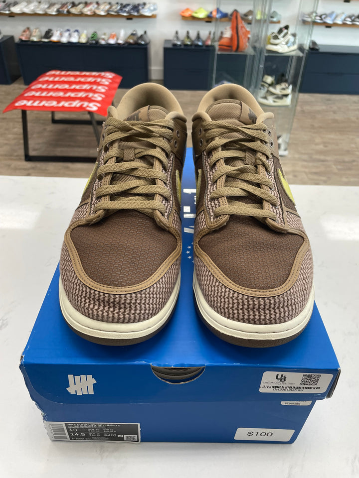 Nike Dunk Low SP Undefeated Canteen Dunk vs. AF1 Pack- Worn