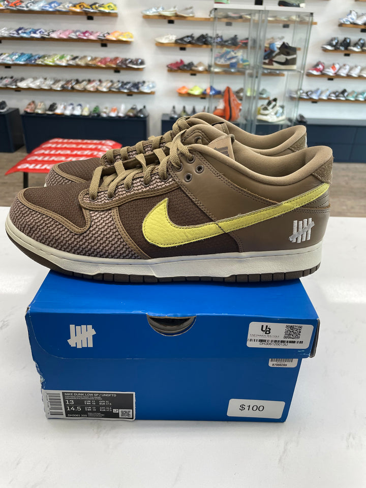 Nike Dunk Low SP Undefeated Canteen Dunk vs. AF1 Pack- Worn